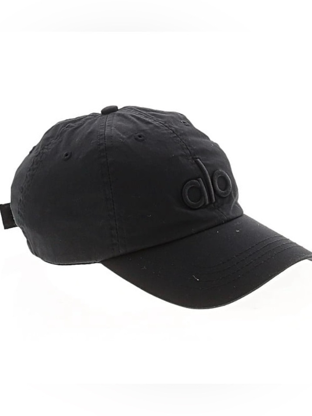 ALO Yoga Logo Black Baseball Cap - Picture 3 of 3
